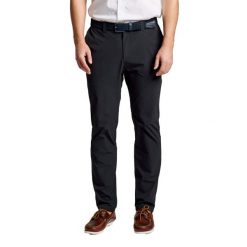 Spodnie Chino Slam Tech Dorosłych. Czarne spodnie sportowe męskie SLAM, m, bez wzorów, z materiału. Za 486.99 zł.