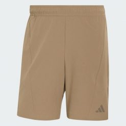 Szorty Designed for Training Workout. Zielone szorty męskie Adidas, l, bez wzorów, z elastanu, klasyczne. Za 199.00 zł.