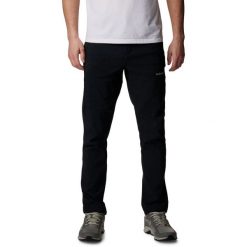 Spodnie turystyczne męskie Columbia Triple Canyon II. Czarne spodnie sportowe męskie Columbia, m, bez wzorów, trekkingowe. Za 307.99 zł.