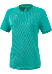 Damska koszulka 565 Madryt, wielokolorowa. Zielone koszulki sportowe damskie Erima, bez wzorów, z materiału, bez kołnierzyka, bez ramiączek, do piłki nożnej. Za 227.99 zł.