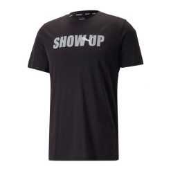 Koszulka fitness męska PUMA Performance Training Graphic. Czarne buty sportowe męskie Puma, bez zapięcia, na fitness i siłownię. Za 49.99 zł.