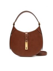 Polo Ralph Lauren Torebka 428944017009 Brązowy. Brązowe listonoszki damskie Polo Ralph Lauren, bez wzorów, ze skóry, bez dodatków. Za 2,499.00 zł.