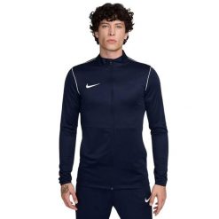 Męska Bluza Park 20 Track DriFIT. Niebieskie bluzy męskie Nike, m, bez wzorów, z materiału, bez kaptura. Za 151.05 zł.