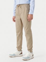 Beverly Hills Polo Club Joggery W126-BHBTR-1068-39X Beżowy Regular Fit. Brązowe jeansy dla chłopców Beverly Hills Polo Club, z bawełny. Za 129.99 zł.