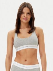 Calvin Klein Underwear Biustonosz top LV00QF8018 Szary. Szare biustonosze Calvin Klein Underwear, bez wzorów, z bawełny. Za 149.99 zł.