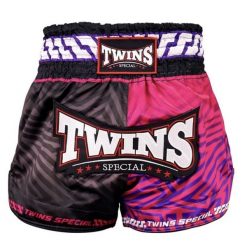 Szorty do boksu tajskiego Twins Special TTBL. Czarne szorty damskie TWINS, l, bez wzorów, z materiału, retro. Za 387.50 zł.