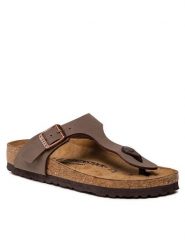 Birkenstock Japonki Gizeh Bs 0043753 Brązowy. Brązowe klapki damskie Birkenstock, bez wzorów, ze skóry, bez obcasa. Za 359.99 zł.