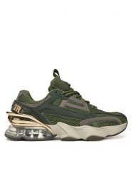 Plein Sport Sneakersy Thunderbeast // GEN.X.05 SAES USC0750 STE003N Zielony. Zielone buty sportowe męskie Plein Sport, z materiału, bez zapięcia. Za 665.00 zł.