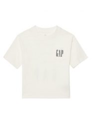 Gap T-Shirt 745250-01 Biały Regular Fit. Białe t-shirty dla chłopców GAP, bez wzorów, z bawełny, bez ramiączek. Za 79.99 zł.