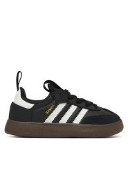 Adidas Sneakersy Samba Quickon KK2178 Czarny. Czarne buty sportowe chłopięce Adidas, bez wzorów, ze skóry, bez zapięcia. Za 239.99 zł.