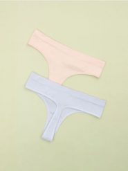 Majtki stringi w prążek 2 pack - wielobarwny. Stringi damskie Sinsay, l, bez wzorów. W wyprzedaży za 8.99 zł.