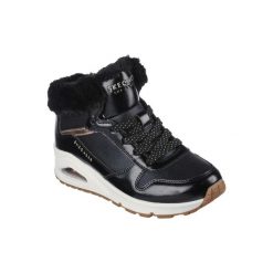 Buty zimowe dziewczęce, Uno - Cozy On Air. Czarne buty zimowe dziewczęce Skechers, bez wzorów, bez zapięcia. Za 229.99 zł.