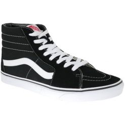 Buty Vans SK8-Hi VD5IB8C czarne. Czarne trampki męskie bez wzorów, z gumy, klasyczne, bez zapięcia. Za 365.58 zł.
