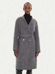 Liu Jo Płaszcz wełniany WF4060 T4627 Szary Regular Fit. Szare płaszcze damskie Liu Jo, na zimę, bez wzorów, z syntetyku, bez kaptura. Za 1,569.00 zł.