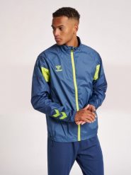 Kurtka Hummel hmllead hmlPRO training /windbreaker. Niebieskie kurtki męskie Hummel, l, bez wzorów, z poliesteru, bez kaptura. Za 245.40 zł.