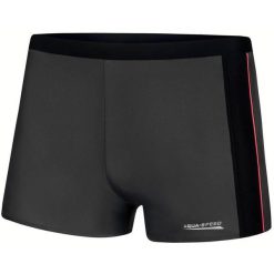 Bokserki pływackie męskie Aqua Speed Jason. Czarne kąpielówki męskie Aqua-Speed, l, bez wzorów, do pływania. Za 59.90 zł.