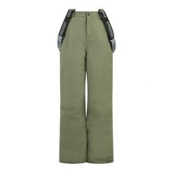 Dziewczęce spodnie narciarskie Protest Whisper. Zielone buty zimowe dziewczęce Protest, bez wzorów, bez zapięcia. Za 314.50 zł.