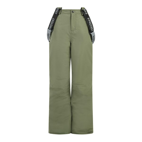 Dziewczęce spodnie narciarskie Protest Whisper. Zielone buty zimowe dziewczęce Protest, bez wzorów, bez zapięcia. Za 314.50 zł.