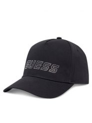 Guess Kapelusz 173509 Czarny. Czarne rękawiczki damskie Guess, z aplikacjami, z bawełny. Za 109.99 zł.