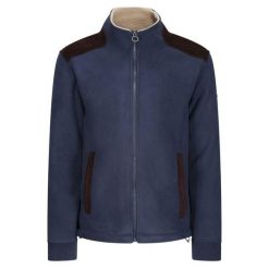 Bluza Polarowa Męska Pełen Suwak. Niebieskie bluzy męskie Regatta, na zimę, m, bez wzorów, z polaru, bez kaptura. Za 208.99 zł.
