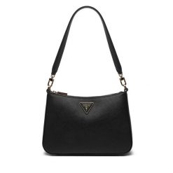 Torebka Guess. Czarne torebki do ręki damskie Guess, z aplikacjami, klasyczne, bez dodatków. Za 289.99 zł.