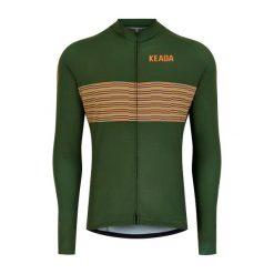 Damska koszulka rowerowa z długim rękawem - Onwards One. Zielone bluzy sportowe damskie KEADA SPORTS, s, bez wzorów, bez kołnierzyka, bez ramiączek, rowerowe. Za 332.00 zł.