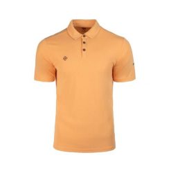 OHARA II Izas męska techniczna koszulka polo o sportowym i miejskim stylu. Brązowe koszulki polo męskie IZAS, m, bez wzorów, eleganckie, bez ramiączek. Za 182.57 zł.