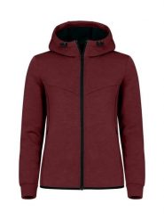 Clique Hayden Women – Kurtka z kapturem z miękkiego materiału air-layer. Czerwone kurtki damskie CLIQUE, xl, bez wzorów, z elastanu, z kapturem. Za 238.90 zł.