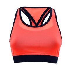 Crop top treningowy BECRY. Czerwone obuwie sportowe damskie Legea, bez wzorów, z elastanu, na fitness i siłownię. Za 74.00 zł.
