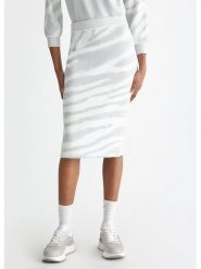 Liu Jo Spódnica midi TF4217 MS49I Biały Regular Fit. Białe spódnice damskie Liu Jo, xs, bez wzorów, z wiskozy, midi. Za 299.99 zł.