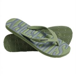 Sandały Superdry Vintage Wegańskie Zielone. Zielone sandały męskie Superdry., z gumy, bez zapięcia. Za 159.00 zł.