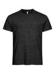 Clique Basic-T T-shirt męska dopasowany krój Anthracite Melange. Szare t-shirty męskie CLIQUE, m, bez wzorów, z bawełny, bez kołnierzyka. Za 82.69 zł.