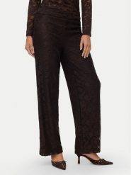 Vero Moda Spodnie materiałowe Neline 10335568 Brązowy Regular Fit. Brązowe spodnie materiałowe damskie Vero Moda, xl, bez wzorów, z materiału. Za 199.99 zł.