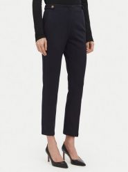 Liu Jo Spodnie materiałowe WF6333 J3976 Granatowy Slim Fit. Niebieskie spodnie materiałowe damskie Liu Jo, bez wzorów, z materiału. Za 599.99 zł.