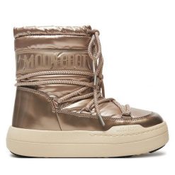 Śniegowce Moon Boot. Czerwone śniegowce dziewczęce Moon Boot, bez zapięcia. Za 529.99 zł.