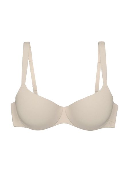 Triumph Biustonosz damski na fiszbinach - Body Make Up Illusion Balconette Kobiety Sztuczne włókno beżowy jednolity, 75B. Brązowe biustonosze Triumph, bez wzorów, z włókna. Za 199.95 zł.