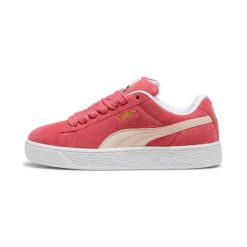 Trenerzy Puma Suede XL. Czerwone obuwie sportowe damskie Puma, bez wzorów, z zamszu, trekkingowe, Puma Suede. Za 266.00 zł.