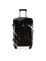 Semi Line Walizka duża T5730-3 Czarny. Czarne walizki męskie Semi-line, bez wzorów, z tworzywa sztucznego, duże. Za 249.99 zł.