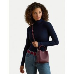 Torebka LAUREN RALPH LAUREN. Czerwone torebki do ręki damskie Lauren Ralph Lauren, bez wzorów, klasyczne, bez dodatków. Za 1,199.00 zł.