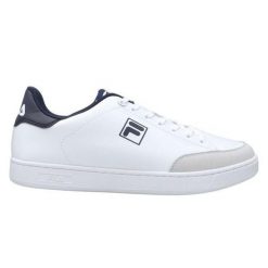 Męskie Buty Sportowe Courtbay. Białe buty sportowe męskie Fila, bez zapięcia. Za 275.99 zł.