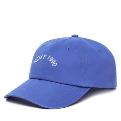 Czapka z daszkiem Roxy. Niebieskie czapki i kapelusze damskie Roxy, bez wzorów. Za 79.99 zł.