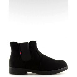 Sztyblety damskie czarne Y206 Black. Czarne botki damskie ButyModne, bez obcasa, na płaskiej podeszwie, bez zapięcia. W wyprzedaży za 79.00 zł.