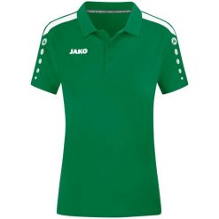 Polo Jako Power. Zielone koszulki polo męskie Jako, l, bez wzorów, bez kołnierzyka, bez ramiączek, do piłki nożnej. Za 241.00 zł.