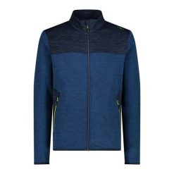 Bluza męska turystyczna CMP 33E5977. Niebieskie bluzy męskie CMP, m, bez wzorów, bez kaptura. W wyprzedaży za 293.99 zł.