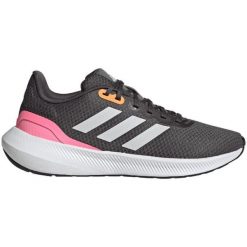Buty adidas Runfalcon 3 HP7564 szare. Szare obuwie sportowe damskie bez wzorów, z gumy, do biegania. Za 357.94 zł.
