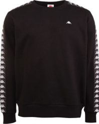 Kappa Kappa Lasse Sweatshirt 312008-19-4006 Czarne L. Czarne bluzy męskie Kappa, l, bez wzorów, bez kaptura. Za 166.14 zł.