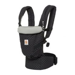 Ergobaby Nosidełko - Adapt Geo Black. Czarne torby i plecaki dziecięce Ergobaby. Za 579.00 zł.