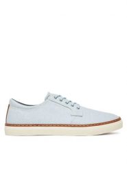 Gant Półbuty 30638802 Błękitny. Niebieskie półbuty na co dzień męskie GANT, z materiału, bez zapięcia. Za 259.99 zł.