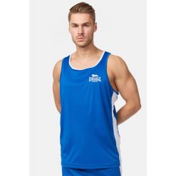 Tank top Lonsdale Amateur. Niebieskie t-shirty męskie Lonsdale, bez wzorów, sportowe, bez kołnierzyka. Za 168.50 zł.