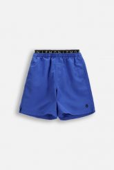 Szorty pływackie dziecięce Lemon Explore WL6 szybkoschnące. Niebieskie szorty dla chłopców LEMON explore, na lato, bez wzorów, z materiału. Za 59.90 zł.